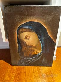 Madonna in preghiera dipinto