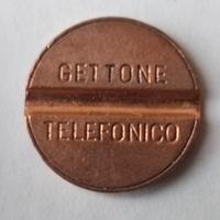 gettone telefonico raro senza anno e logo