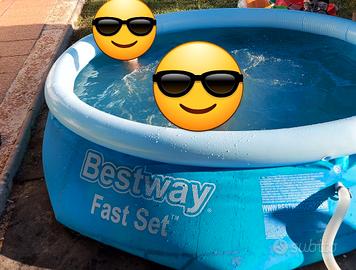 piscina intex fast set