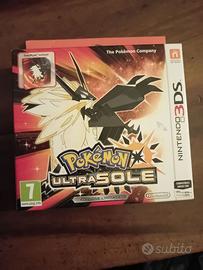 Pokemon Ultra Sole Limited con Steelbook e manuali