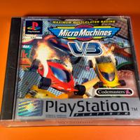 Micro Machines V3 PS1 completo funzionante