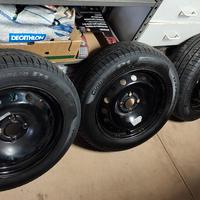 cerchi ferro+pneumatici 