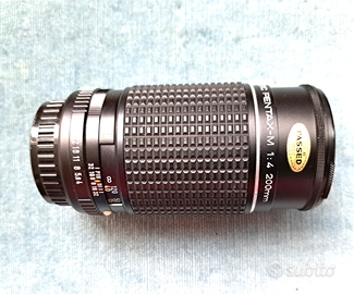 PENTAX M SMC 200 mm f 1:4 + TAPPI e BAULETTO