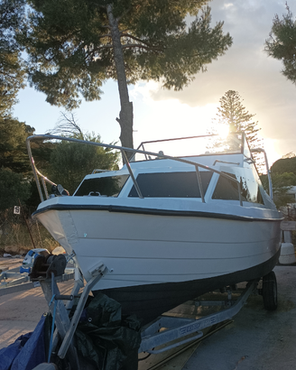 Barca a motore semicabinato gobbi 599