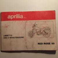 Libretto di uso e manutenzione APRILIA - RED ROSE 