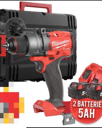 Milwaukee M18 FDD3-502X - Trapano avvitatore a b