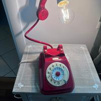 Lampada vintage Rosso Ferrari
