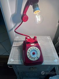 Lampada vintage Rosso Ferrari