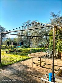 Gazebo in ferro 375x375 h 300