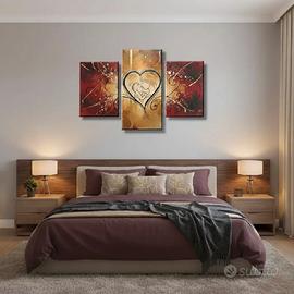 Capezzale moderno dipinto a mano per camera