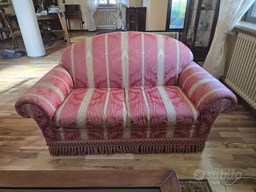 Salottino rosa e oro