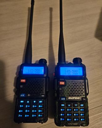 2 Baofeng UV5R ricetrasmettitori 