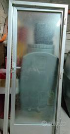 porta compresa di telaio alluminio 