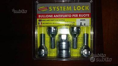 Bulloni antifurto per ruote System Lock - Accessori Auto In