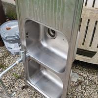 lavandino cucina in acciaio 