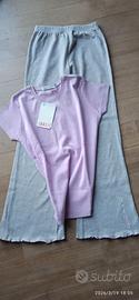 ABBIGLIAMENTO BAMBINA 10 ANNI CM 138 /140  2 PEZZI