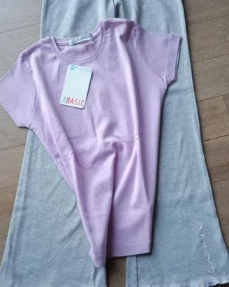 ABBIGLIAMENTO BAMBINA 10 ANNI CM 138 /140  2 PEZZI