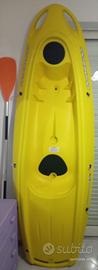 Kayak BIC/Tahe Ouassou Giallo + Pagaia, Come Nuovo