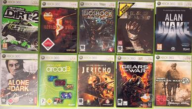 10 giochi in pacco per xbox 360 in stato perfetto!