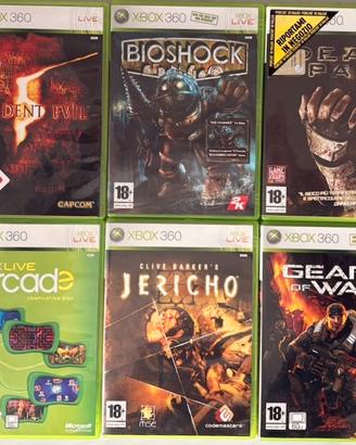10 giochi in pacco per xbox 360 in stato perfetto!
