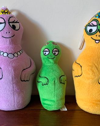 Tre Barbapapa’ in morbido peluche