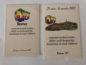 Cartoline Roma campionati mondiali di atletica