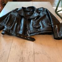 Giubbotto in pelle da uomo taglia 52