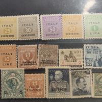 Francobolli Governo Alleati Sicilia, 1943