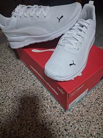 scarpe  puma 45 nuove Total White 