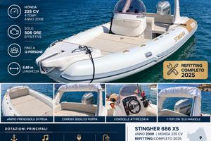 500 ore - Gommone stingher 686 xs