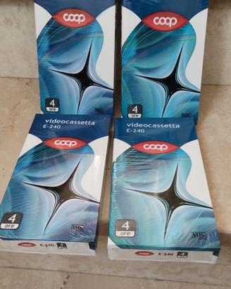 12 Videocassette nuove