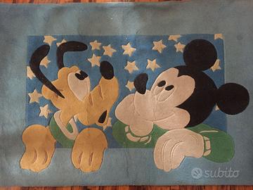 Tappeto per bambini Pluto e Topolino