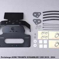 Portatarga AVDB TRIUMPH SCRAMBLER 1200 2019 - 2024