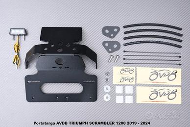 Portatarga AVDB TRIUMPH SCRAMBLER 1200 2019 - 2024