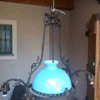 Lampadario lampadari antichi ceramica vetro