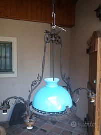 Lampadario lampadari antichi ceramica vetro