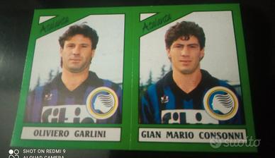 Atalanta calcio 1987/88 figurina calciatori panini