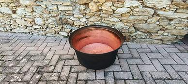 Caldaia (callara) in Rame artigianale 