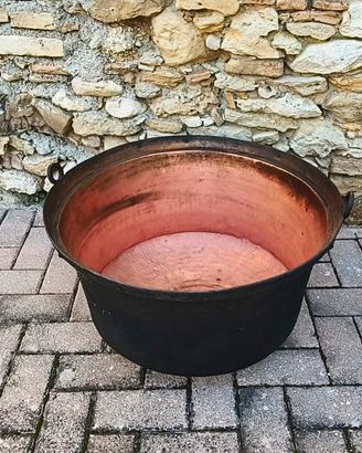 Caldaia (callara) in Rame artigianale 