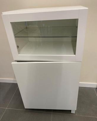 Mobile Vetrina IKEA BESTÅ Bianco - Moduli Componib