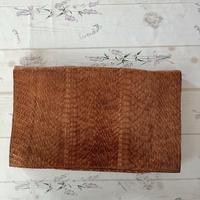 Pochette in vera pelle vintage d'epoca 