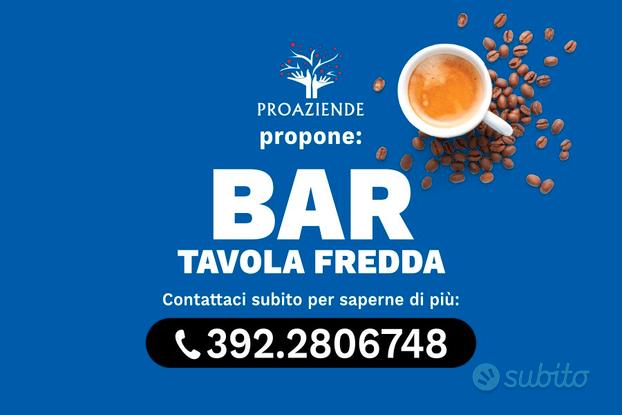 Caffetteria tavola fredda piatti caldi Rif.MB020