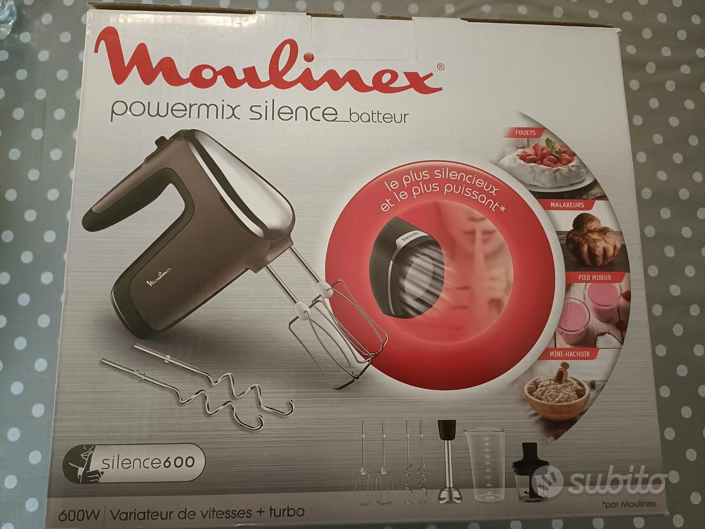 Sbattitore Elettrico Moulinex Powermix Silence HM653910 600 W