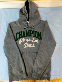 Felpa originale Champions grigia con cappuccio 