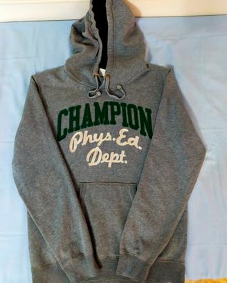 Felpa originale Champions grigia con cappuccio 