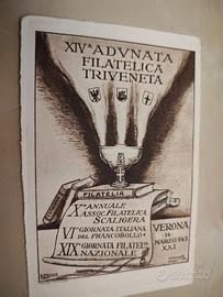 Cartolina Ufficiale 1943 - XIV Adunata Filatelica