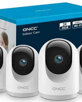 2K Telecamera Wi-Fi Interno 2.4/5GHz Visione Nottu