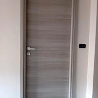 porta a battente building 90x210cm rovere grigio