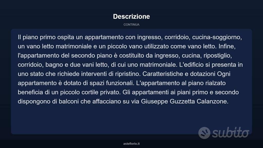 Appartamento – Catania, Fortino, Centro storico - Vista 5