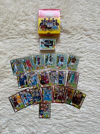 Lotto 82 carte Adrenalyn XL 2017 2018 Panini + Box